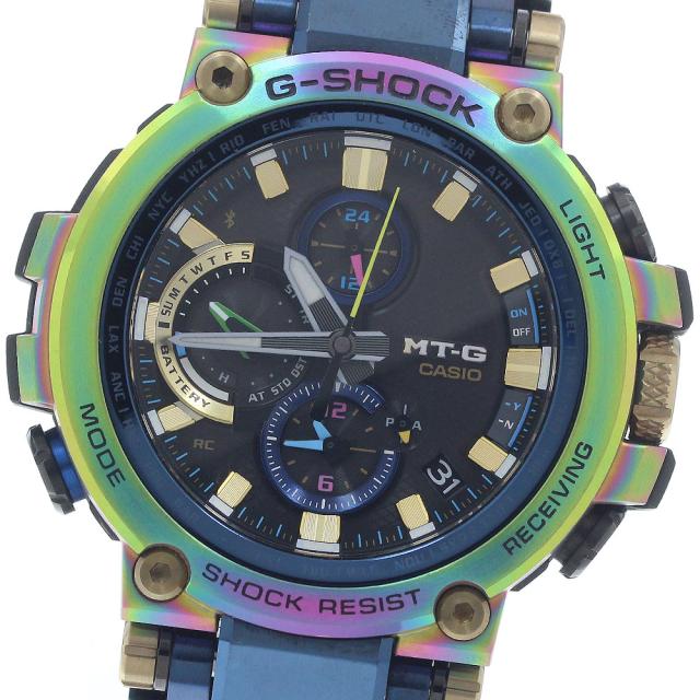 カシオ CASIO MTG-B1000RB-2AJR G-SHOCK MT-G 誕生20周年記念 レインボー ソーラー電波 メンズ _951646