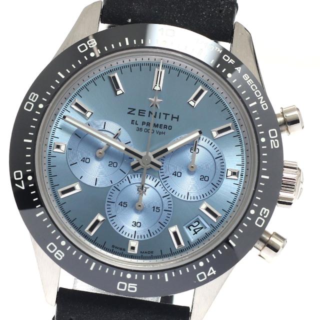 ゼニス ZENITH 65.3104.3600/52.C920 クロノマスター スポーツ K18WG YOSHIDA限定80本 自動巻き メンズ 極美品 箱・保証書付き_723194