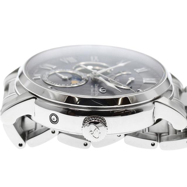 オリエント ORIENT RK-AY0103L/F7M6-UAB0 オリエントスター メカニカルムーンフェイズ 自動巻き メンズ 良品 内箱・保証書付き_949417_5