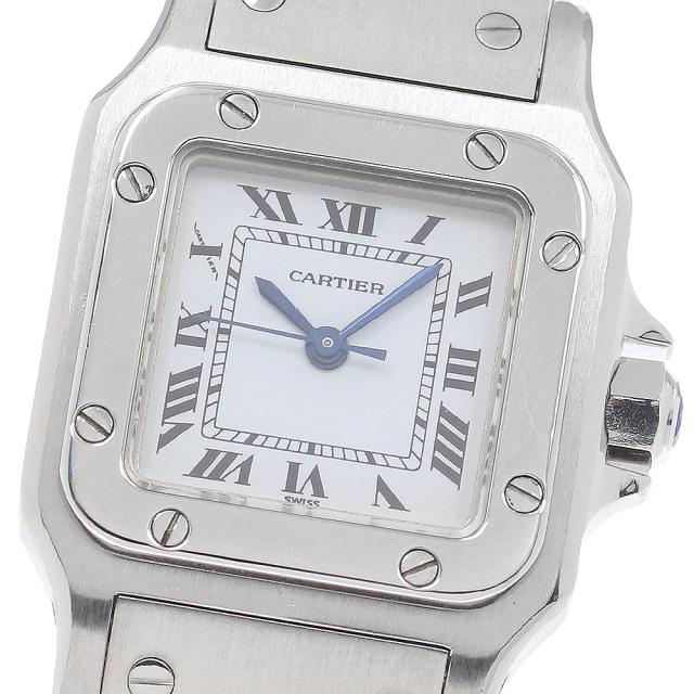 カルティエ CARTIER サントスガルベSM 自動巻き レディース 良品 _951031