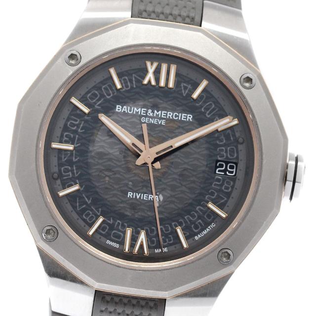 ボーム＆メルシェ Baume & Mercier M0A10720 リビエラ ボーマティック チタニウム チタンベゼル 自動巻き メンズ 箱・保証書付き_951619 218,900円