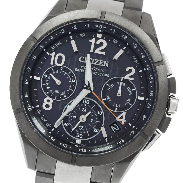 シチズン CITIZEN F900-T023525/CC9075-52E アテッサ エコドライブ サテライトウェーブ GPS ソーラー電波 メンズ 良品 箱・保証書付_951995