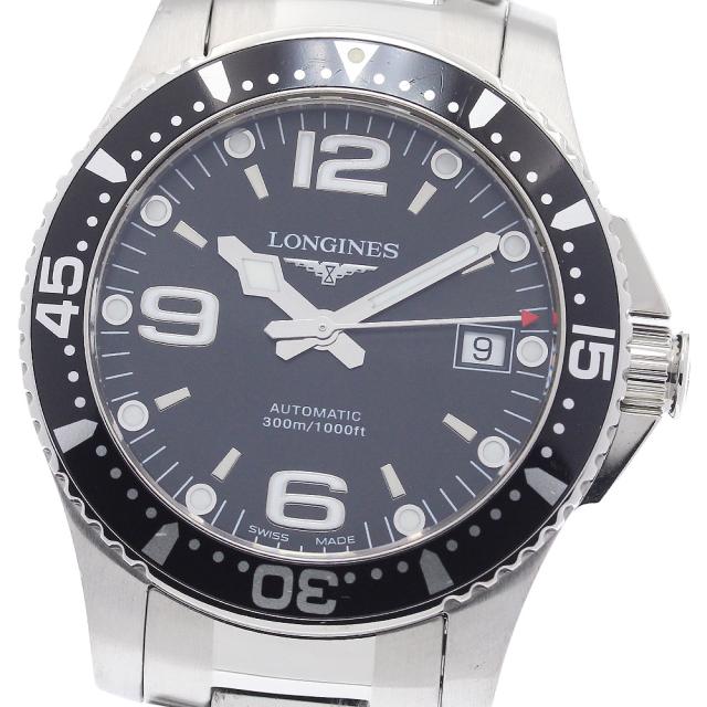 ロンジン LONGINES L3.641.4 ハイドロ コンクエスト スポーツ デイト 自動巻き メンズ 保証書付き_945856