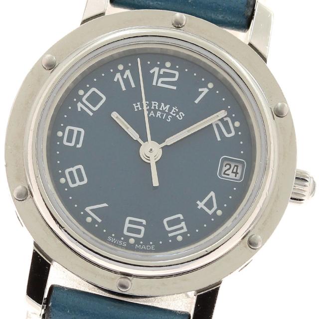 エルメス HERMES CL4.210 クリッパー デイト クォーツ レディース _944203