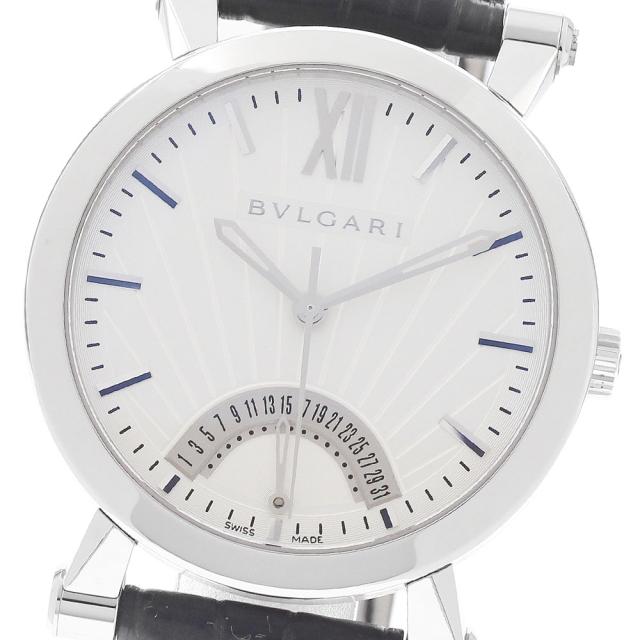 ブルガリ BVLGARI SB42SDR ソティリオ ブルガリ レトログラード 自動巻き メンズ _950849