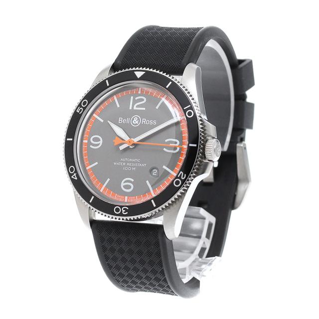 ベル＆ロス Bell＆Ross BRV2-92-ORA-ST/SRB ガードコート デイト 自動巻き メンズ 美品 保証書付き_952092_2