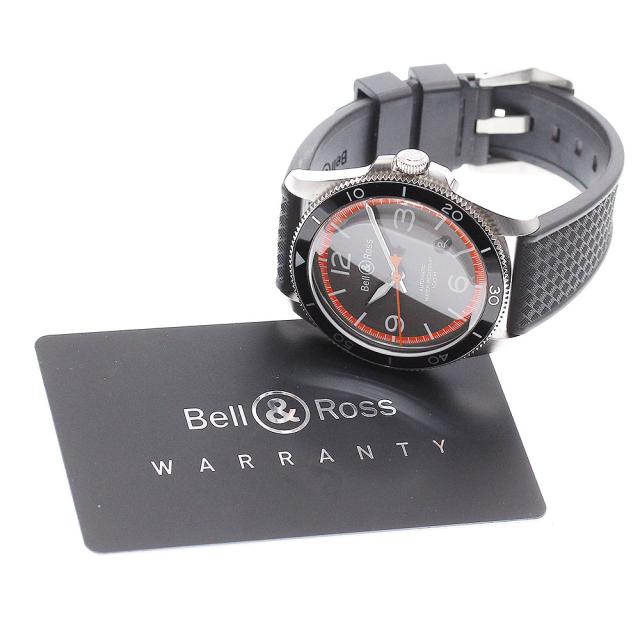 ベル＆ロス Bell＆Ross BRV2-92-ORA-ST/SRB ガードコート デイト 自動巻き メンズ 美品 保証書付き_952092_1