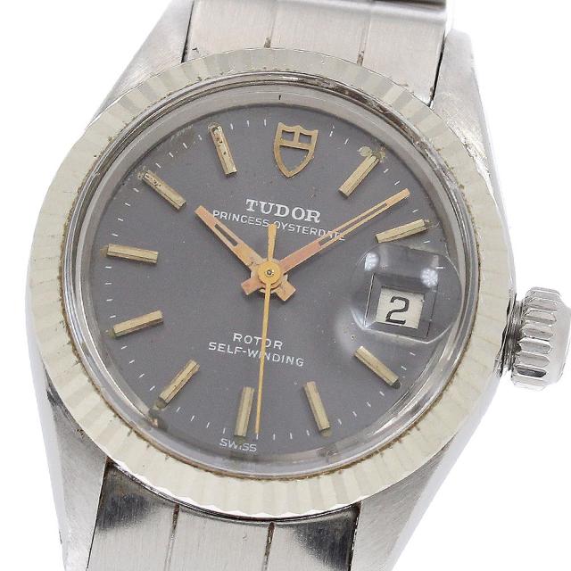 チュードル TUDOR 92414 プリンセス オイスターデイト WGベゼル 自動巻き レディース _949684