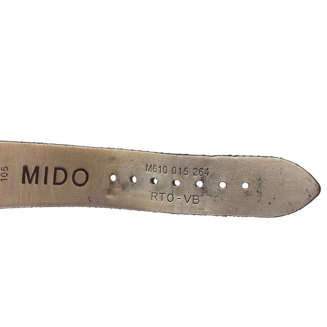 ミドー MIDO M027.207.36.106 バロンチェッリ デイト 8Pダイヤ 自動巻き レディース 美品 保証書付き_953502
