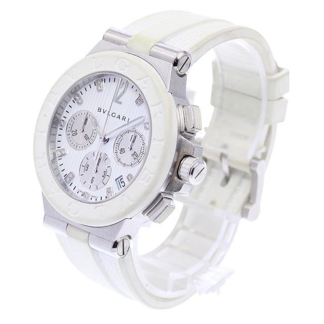 ブルガリ BVLGARI DG40SCH ディアゴノ クロノグラフ 19Pダイヤ 自動巻き メンズ _942728_1