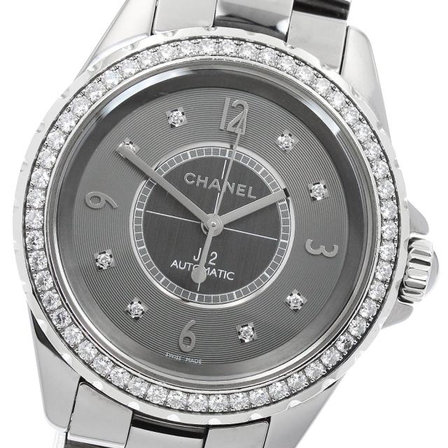 シャネル CHANEL H2566 J12 クロマティック ダイヤベゼル 8P 自動巻き メンズ _951033 261,360円