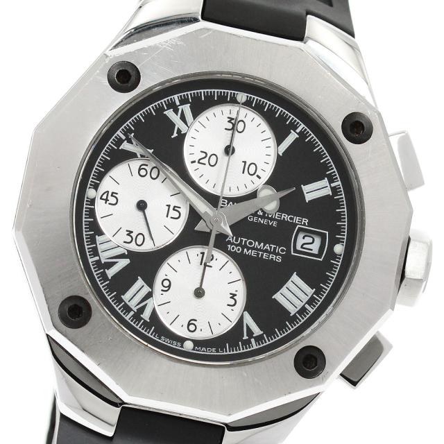 ボーム＆メルシェ Baume & Mercier 65541 リビエラ クロノグラフ デイト 自動巻き メンズ _949708