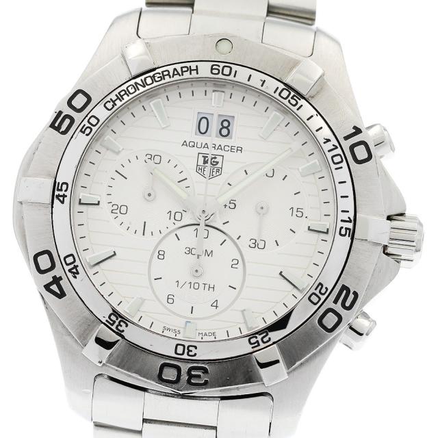 タグホイヤー TAG HEUER CAF101F アクアレーサー デイト クロノグラフ クォーツ メンズ _950838