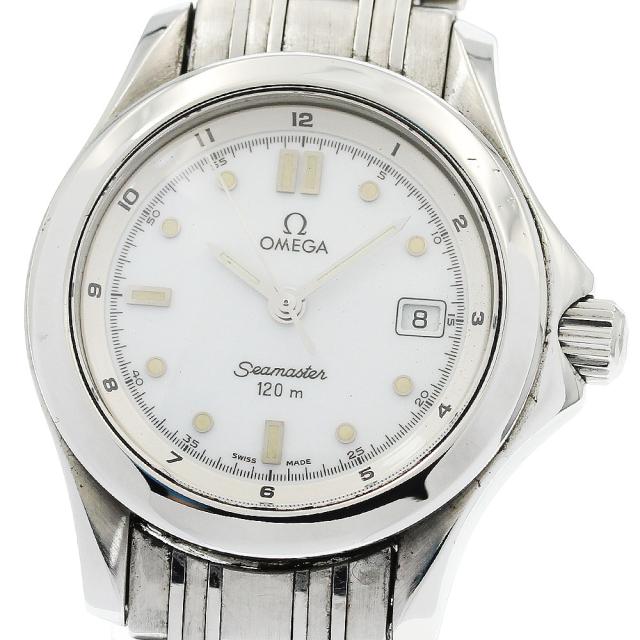 オメガ OMEGA 2571.20 シーマスター120M デイト クォーツ レディース _930050