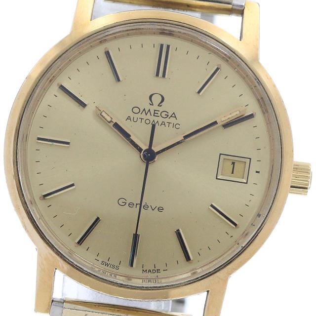 オメガ OMEGA 166.0163 ジュネーブ デイト Cal.1012 自動巻き メンズ _947969