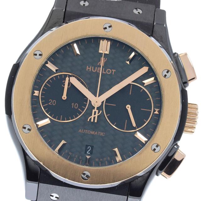 ウブロ HUBLOT 521.CD.1781.RX クラシックフュージョン クロノグラフ 自動巻き メンズ 良品 _953400