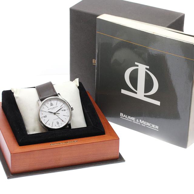 ボーム＆メルシェ Baume & Mercier 65494 クラシマ GMT デイト 自動 