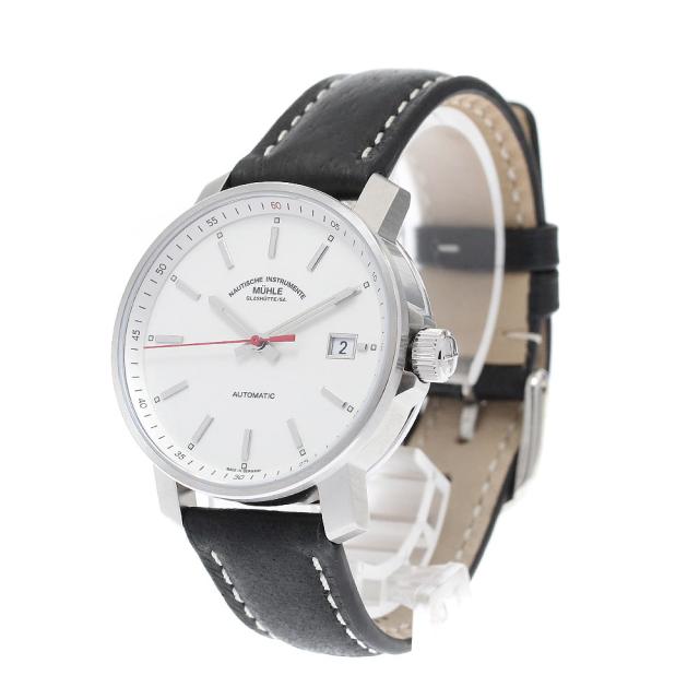 ミューレグラスヒュッテ Muhle Glashutte M1-25-20 29er デイト 自動巻き メンズ 極美品 箱・保証書付き_952597_2