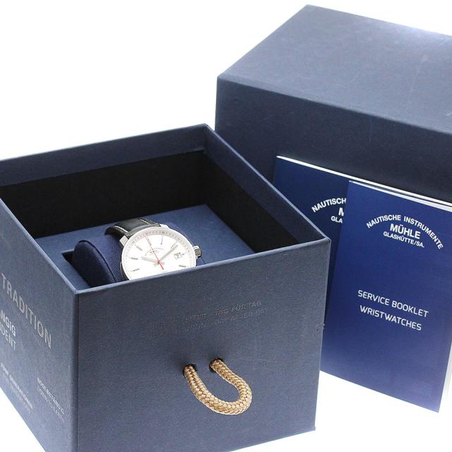 ミューレグラスヒュッテ Muhle Glashutte M1-25-20 29er デイト 自動巻き メンズ 極美品 箱・保証書付き_952597_1