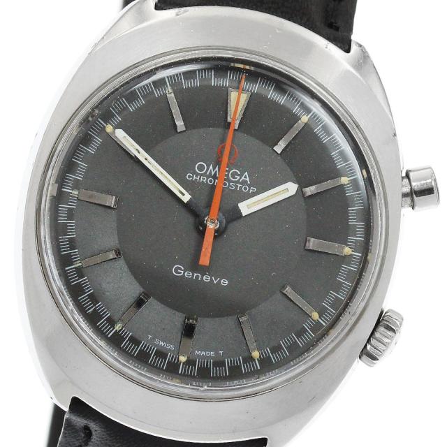 オメガ OMEGA 145.010 ジュネーブ クロノストップ ワンプッシュクロノ Cal.865 手巻き メンズ _952697