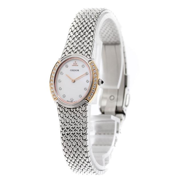 セイコー SEIKO 5A70-0AT0/GSWE946 クレドール オーバル ダイヤベゼル 11Pダイヤ クォーツ レディース _953201_1