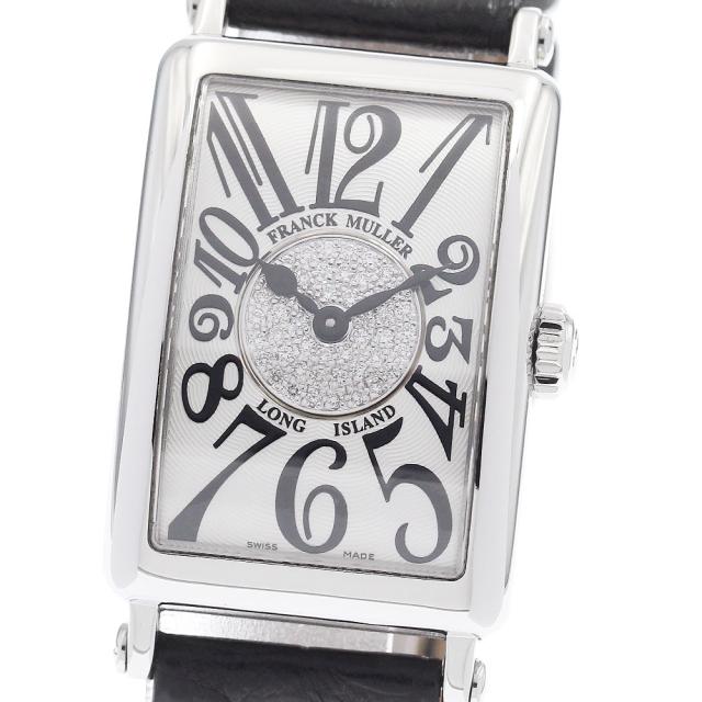 フランクミュラー FRANCK MULLER 902QZCD1P ロングアイランド サークル ダイヤモンド クォーツ レディース _953567