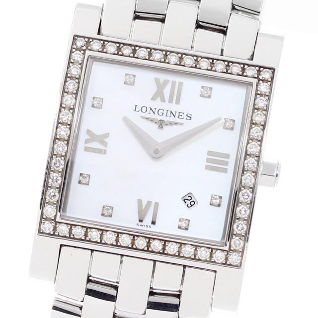 ロンジン LONGINES L5.503.0 ドルチェビータ ダイヤベゼル 8P クォーツ レディース _949590