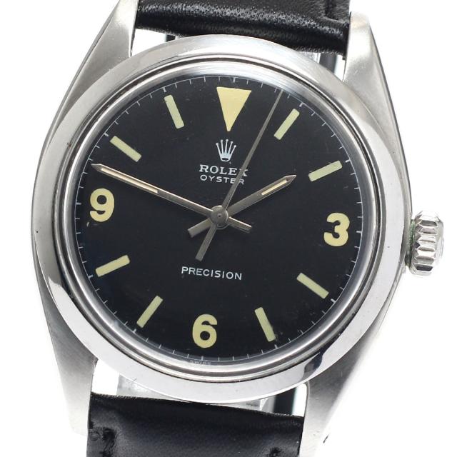 訳あり ロレックス ROLEX 6426 オイスター プレシジョン cal.1210 リダンダイヤル 手巻き メンズ _945226