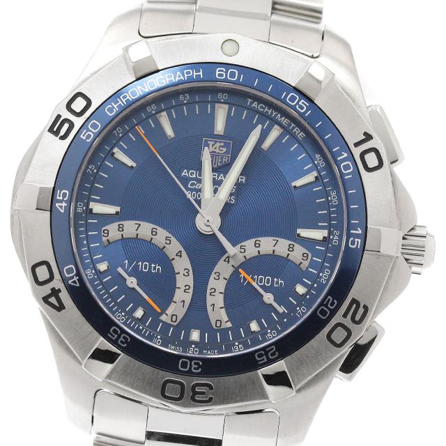 訳あり タグホイヤー TAG HEUER CAF7012 アクアレーサー キャリバーS クォーツ メンズ _946862