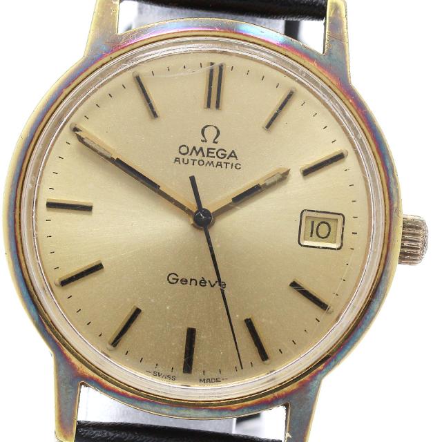 オメガ OMEGA 166.0163 ジュネーブ デイト Cal.1012 自動巻き メンズ _947110