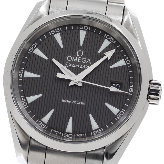 ベルト訳あり オメガ OMEGA 231.10.39.60.06.001 シーマスター アクアテラ 150M デイト クォーツ メンズ _949027