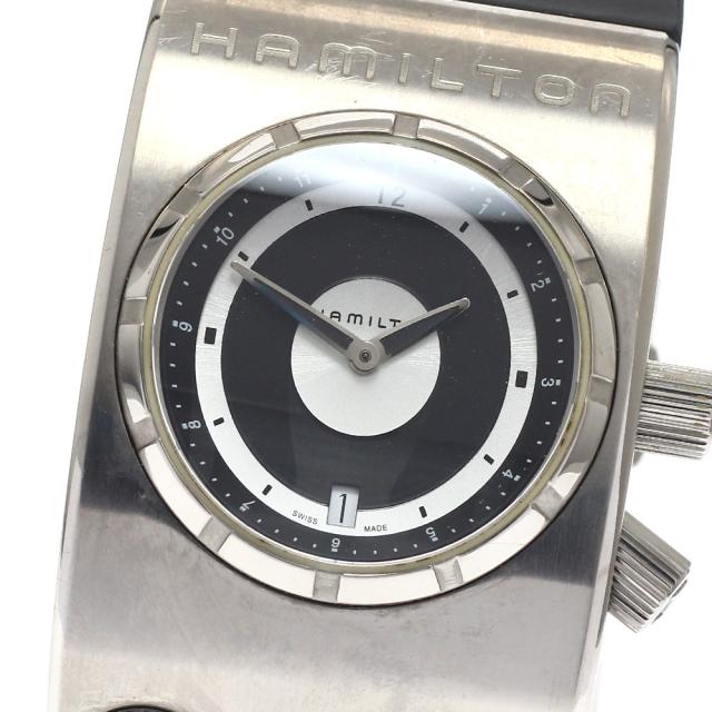 訳あり ハミルトン HAMILTON H515910 X-01 2001年宇宙の旅 限定2001本 クォーツ メンズ _949554