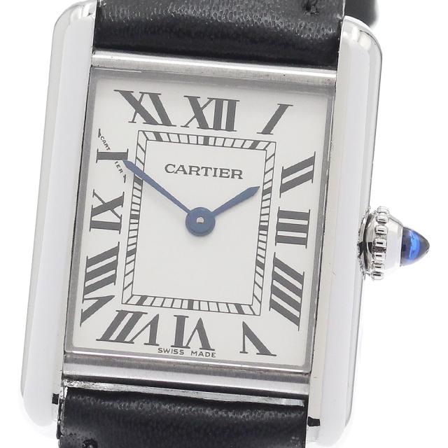 カルティエ CARTIER WSTA0042 タンク マスト SM クォーツ レディース 良品 _953517