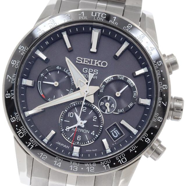 セイコー SEIKO SBXC003/5X53-0AB0 アストロン GPS ソーラー電波 メンズ 良品 箱・保証書付き_932758