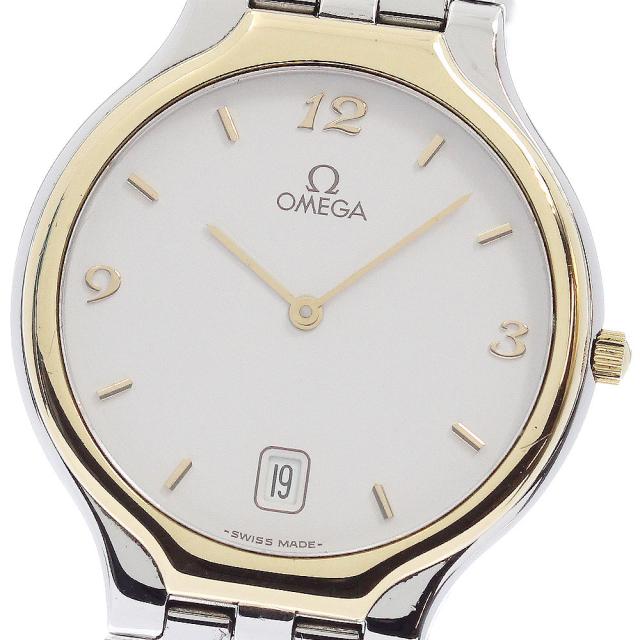 オメガ OMEGA デビル YGベゼル デイト クォーツ メンズ _953579 【公式 
