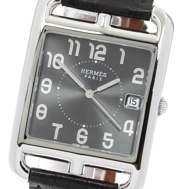 エルメス HERMES CC1.810 ケープコッド デイト クォーツ メンズ _955043