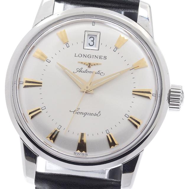 ロンジン LONGINES L1.611.4 コンクエスト ヘリテージ デイト 自動巻き メンズ _946608
