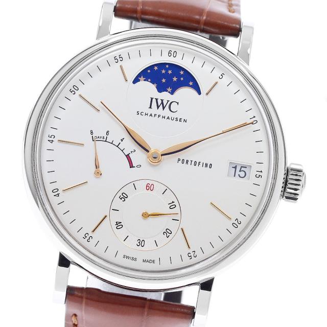 IWC IWC SCHAFFHAUSEN IW516401 ポートフィノ ムーンフェイズ 8デイズ 手巻き メンズ _952540