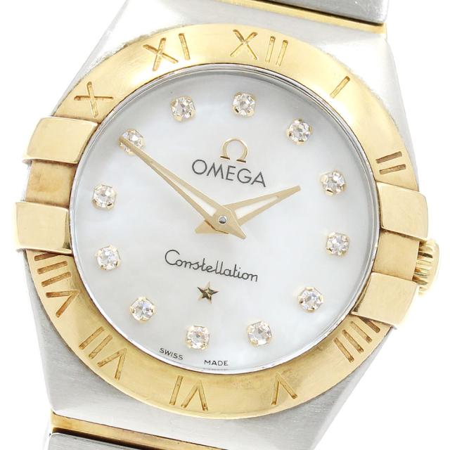 オメガ OMEGA 131.20.25.60.55.00？2 コンステレーション 12Pダイヤ クォーツ レディース _952695