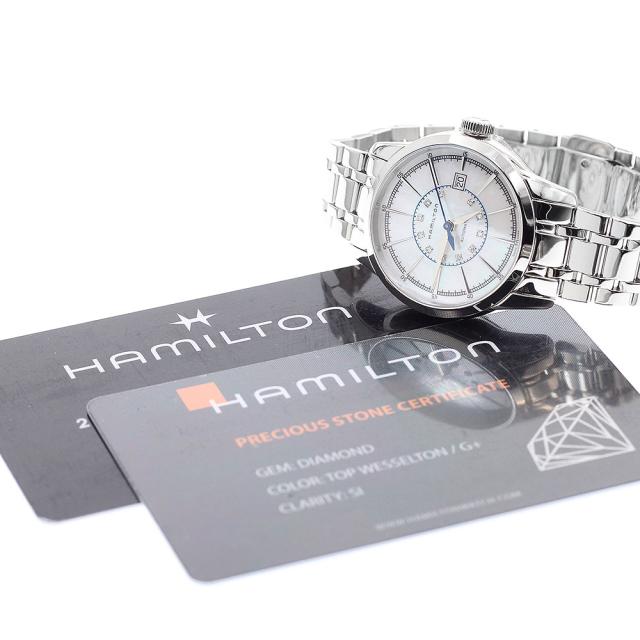 ハミルトン HAMILTON H40405191 アメリカン クラシック レイルロードレディ 11Pダイヤ 自動巻き レディース 良品 保証書付き_955167