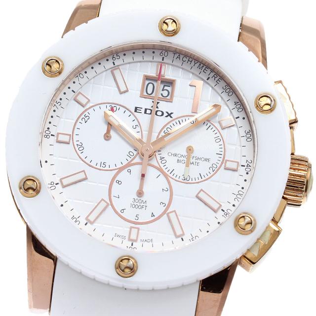 エドックス EDOX 10012 クラスワン クロノオフショア ビックデイト 