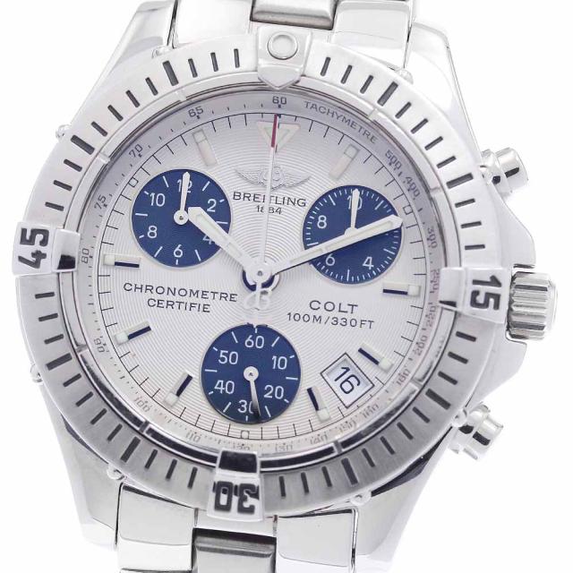 ブライトリング BREITLING A73350 コルト クロノメーター デイト クォーツ メンズ _955522