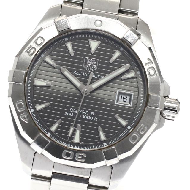 訳あり タグホイヤー TAG HEUER WAY2113-0 アクアレーサー キャリバー5 デイト 自動巻き メンズ 箱・保証書付き_946916