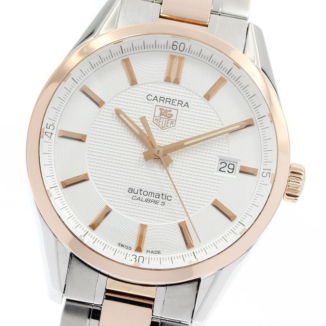 タグホイヤー TAG HEUER WV215E.BD0735 カレラ キャリバー5 デイト 自動巻き メンズ 保証書付き_951874