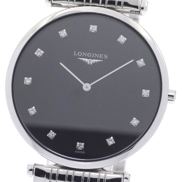 ロンジン LONGINES L4.709.4 グランドクラシック 12Pダイヤ クォーツ メンズ _953534
