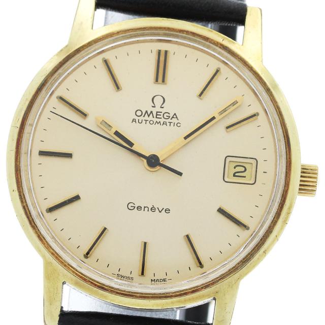 オメガ OMEGA 166.0163 ジュネーブ デイト Cal.1012 自動巻き メンズ _954316