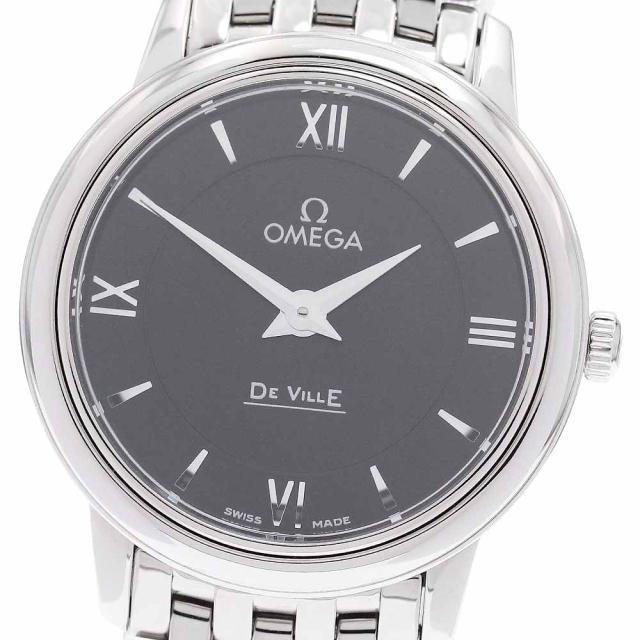 オメガ OMEGA 424.10.27.60.01.001 デビル プレステージ クォーツ レディース 良品 _956176