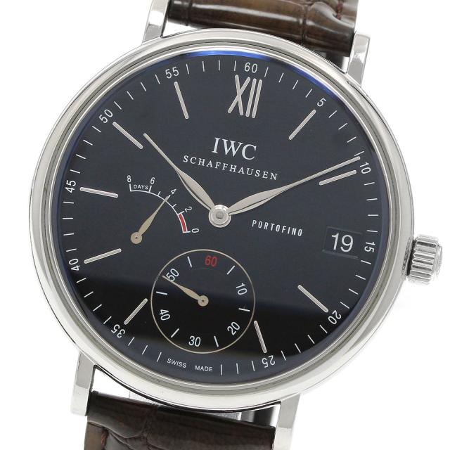IWC SCHAFFHAUSEN IW510102 ポートフィノ ハンドワインド 8デイズ デイト パワーリザーブ 手巻き メンズ 良品 _955745 286,110円