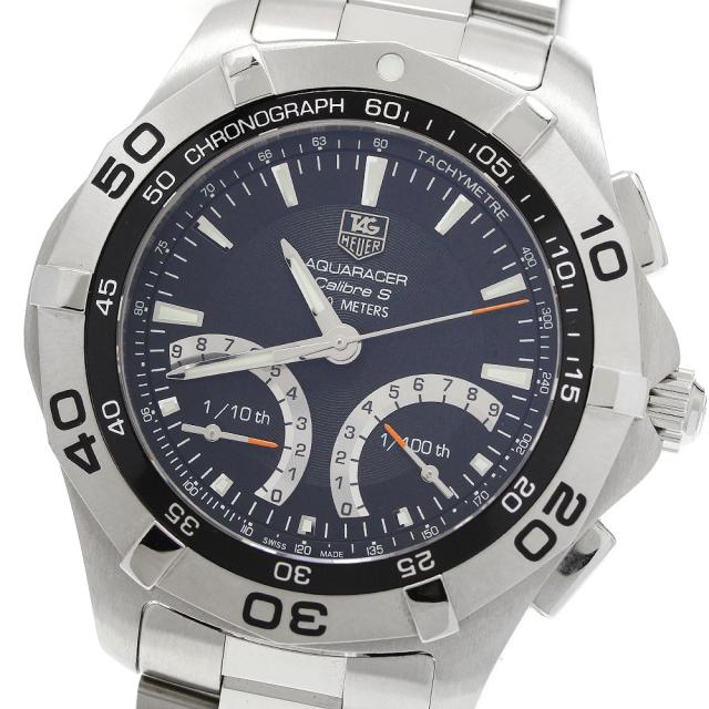 タグホイヤー TAG HEUER CAF7010 アクアレーサー キャリバーS クロノグラフ クォーツ メンズ 良品 _955180