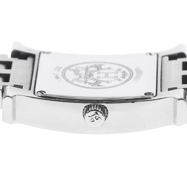 エルメス HERMES HH1.230 Hウォッチ ダイヤベゼル クォーツ レディース 良品 _953397_4